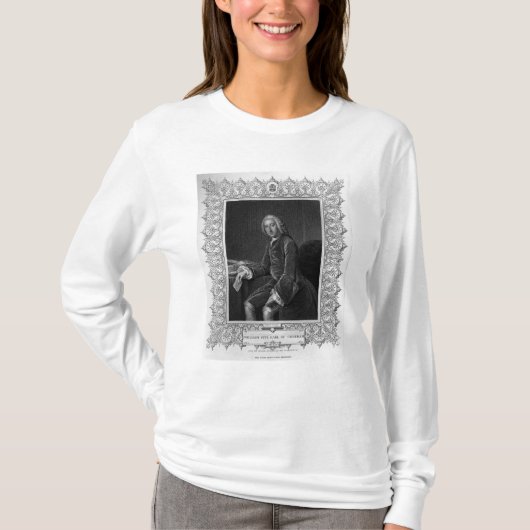 ウィリアムPittのChathamの第1伯爵のポートレート Tシャツ (正面)