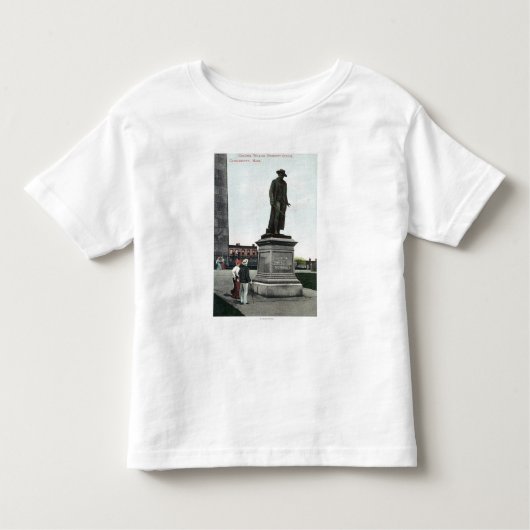 ウィリアムPrescott Statue Scene大佐 トドラーTシャツ (正面)