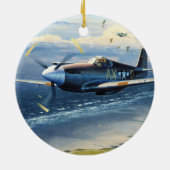 ウィリアムS.フィリップス著ノルマンディー上の代表団 セラミックオーナメント (裏面)