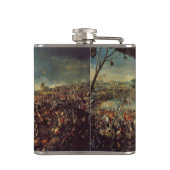 ウィリアムSadler著ワーテルローの戦い フラスク (裏面)