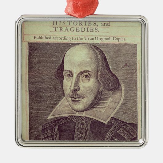 「ウィリアムShakespeares氏のTitlepage メタルオーナメント (正面)