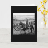 ウィリアムTecumsahシャーマン1864年概要 カード (黄色い花)