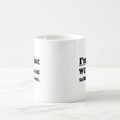ウィリスが話していたのは私のこと コーヒーマグカップ (中央)