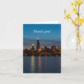 ウィリスのまわりにアットナイトサンキューカード カード (黄色い花)