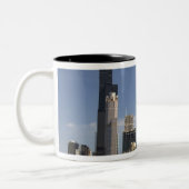 ウィリスタワー旧シアーズタワー ツートーンマグカップ (左)