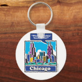 ウィリスタワー/シアーズタワー キーホルダー (正面)