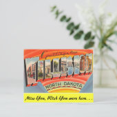 ウィリストンからの挨拶 ポストカード (スタンド正面)