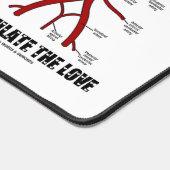 ウィリス解剖学の愛の輪を循環させるアドバイス デスクマット (コーナー)