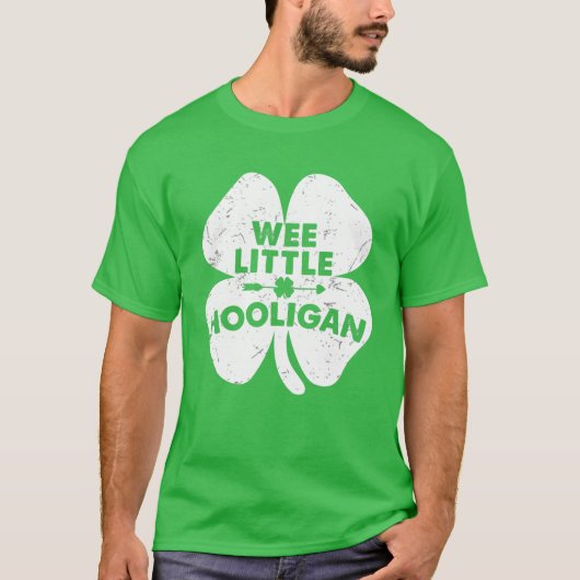 ウィリトルフーリガンおもしろいアイリッシュSt patricks dayシ Tシャツ (正面)