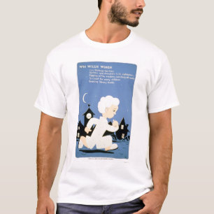 ウィリーちっぽけなWinkieの図書館1940 WPA Tシャツ