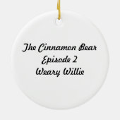 ウィリーの疲労したオーナメント セラミックオーナメント (裏面)