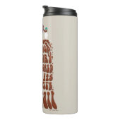 ウィリーウォンカチョコレートウォーターフォールタイポグラフィ タンブラー (回転右)