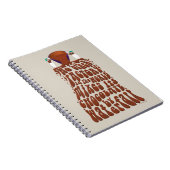 ウィリーウォンカチョコレートウォーターフォールタイポグラフィ ノートブック (右側)