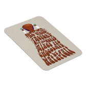 ウィリーウォンカチョコレートウォーターフォールタイポグラフィ マグネット (右側)