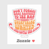 ウィリーウォンカハットタイポグラフィ シール (シート)