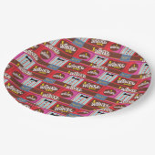 ウィリーウォンカ&チョコレートファクトリー誕生日 ペーパープレート (アングル)