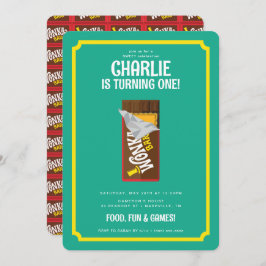 ウィリーウォンカ&チョコレートファクトリー誕生日 招待状