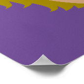 ウィリーワンカステンシルド顔グラフィック ポスター (角)