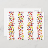 ウィリー・ウォンカが壁紙をなめるパターン ポストカード (正面/裏面)