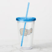 ウィリー・ウォンカとチョコレート工場のロゴ アクリルタンブラー (裏面)