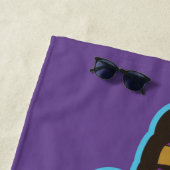 ウィリー・ウォンカとチョコレート工場のロゴ ビーチタオル (インサイチュ)