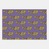 ウィリー・ウォンカとチョコレート工場のロゴ ラッピングペーパーシート (正面)