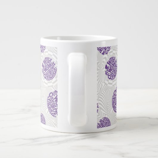 ウィリー・ウォンカのロゴサイケデリック・グラフィック ジャンボコーヒーマグカップ (裏面)