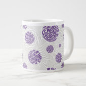 ウィリー・ウォンカのロゴサイケデリック・グラフィック ジャンボコーヒーマグカップ (正面右)