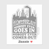 ウィリー・ウォンカ工場 – 誰も入らない シール (シート)