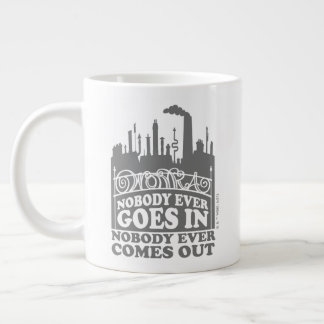 ウィリー・ウォンカ工場 – 誰も入らない ジャンボコーヒーマグカップ