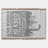 ウィリー・ウォンカ工場 – 誰も入らない スローブランケット (正面)