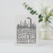 ウィリー・ウォンカ工場 – 誰も入らない ポストカード (スタンド正面)