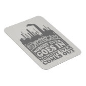 ウィリー・ウォンカ工場 – 誰も入らない マグネット (右側)