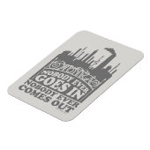 ウィリー・ウォンカ工場 – 誰も入らない マグネット (左側)