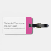 ウィリー·ウォンカ·キャンディー·パターン ラゲッジタグ (裏面横)