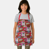 ウィリー・ウォンカ・キャンディ・パターン エプロン (インサイチュ)