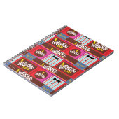 ウィリー・ウォンカ・キャンディ・パターン ノートブック (左側)