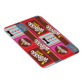 ウィリー・ウォンカ・キャンディ・パターン マグネット (右側)