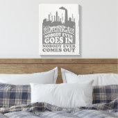 ウィリー・ウォンカ・ファクトリー – 誰も入場しない キャンバスプリント (インサイチュ (寝室))