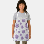 ウィリー・ウォンカ・ロゴサイケデリックの図 エプロン (インサイチュ)