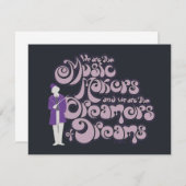 ウィリー・ウォンカ - 夢を織りなす音楽の創造者たち ノートカード (正面/裏面)