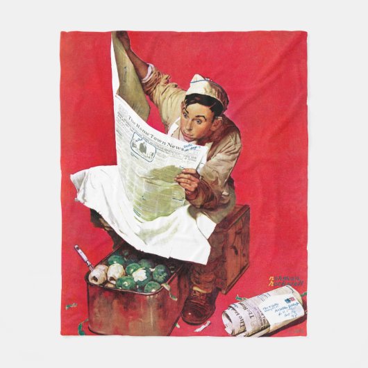 ウィリー・ギリスオンKP フリースブランケット (正面)