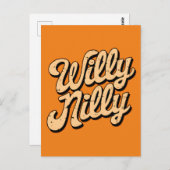 ウィリー・ニリー ポストカード (正面/裏面)