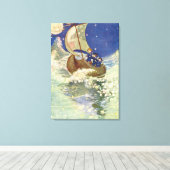 ウィリー・ポガニーのウィン・ケン、ブリンケン、ノド キャンバスプリント (インサイチュ (ウッドフロア))