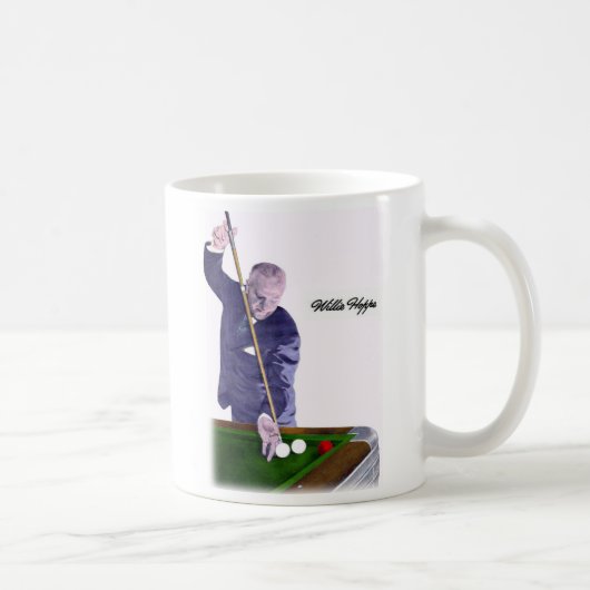 ウィリーHoppeのビリヤード コーヒーマグカップ (右)