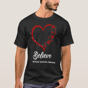 ウィリ信じアムズ症候群認識度、蝶v tシャツ