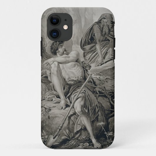 ウィリ著アテネのTimonからのTimonそしてApemantus、 Case-Mate iPhoneケース (裏面)