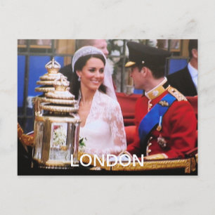 ウィルとケイト王室の結婚ズ ポストカード
