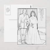 ウィルとケイト結婚ズ ポストカード (正面/裏面)