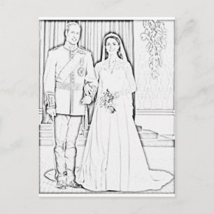 ウィルとケイト結婚ズ ポストカード